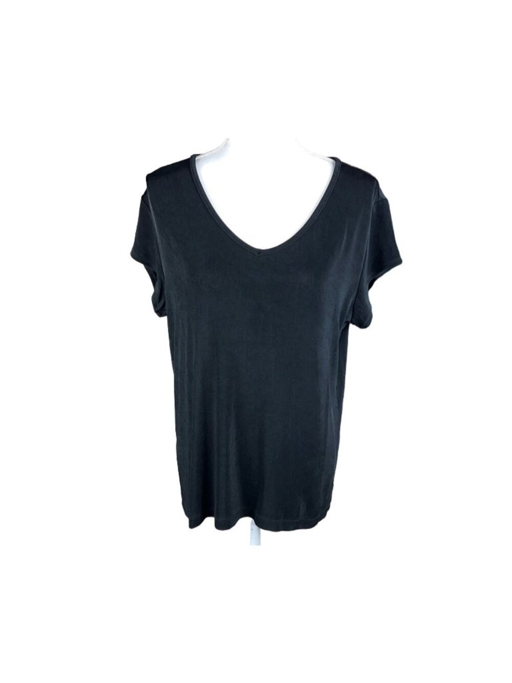 Chico's Travelers V Neck Relaxed fit Blouse Size XL
